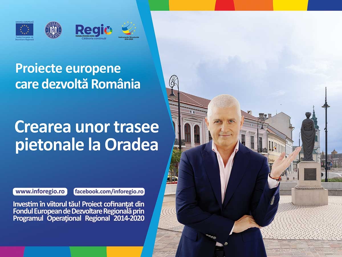 Crearea unor trasee pietonale la Oradea